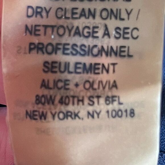 ALICE + OLIVIA Blue BodyCon Wrap Silk Goddess Dress MSRP $396 Women's Size Small - Picture 3 of 10